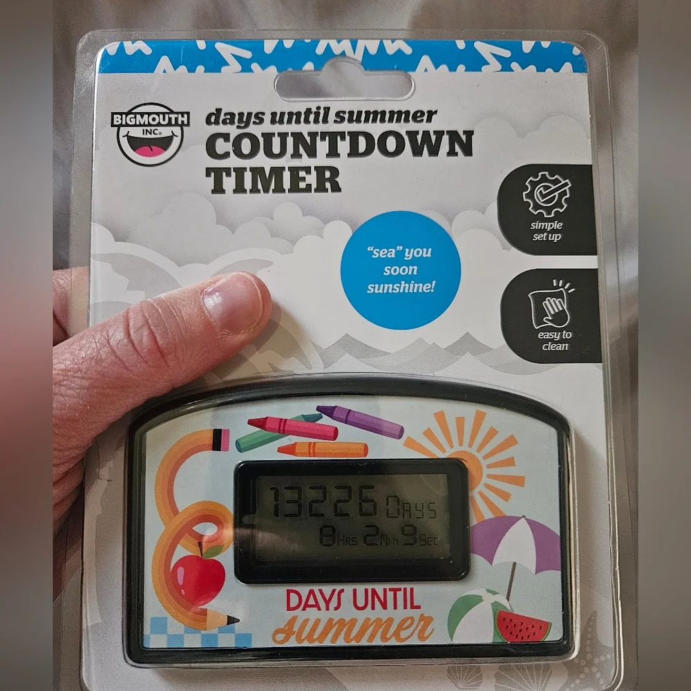 'Days Until Summer' Countdown Timer - Colorful Graphics - Picture 1 of 2